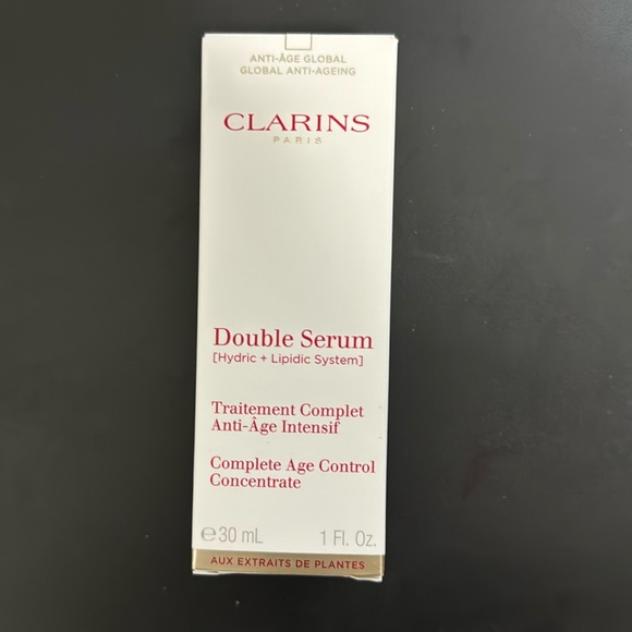 New sealed - Clarins Double Serum Anti-Aging + Anti-Wrinkle Serum 1oz